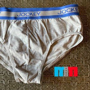 GREY JOCKEY BRIEFS (SMALL)